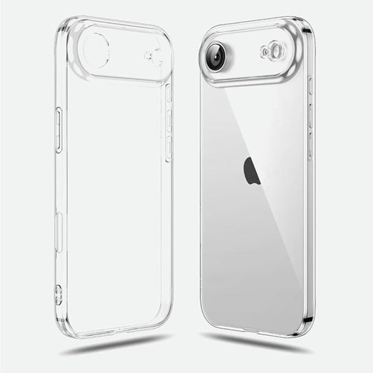 Case for iPhone 17 Air, Non-Yellowing Shockproof Phone Bumper Cover, Anti-Scratch Clear Back, 6.5-Inch Display (Clear)