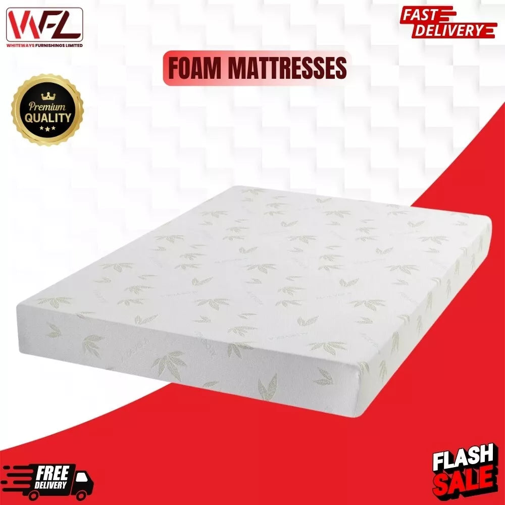 Brand New 3FT Single - 4FT6 Double & King Size Aloe Vera Memory Foam Mattresses